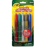 Crayola 5 CT Washable Glitter Glue Crayola 5 CT Washable Glitter Glue